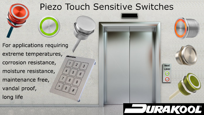 Durakool - Piezo Touch Sensitive Switches